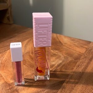 Maybelline Lifter Plump & Ofra Liquid Lipstick